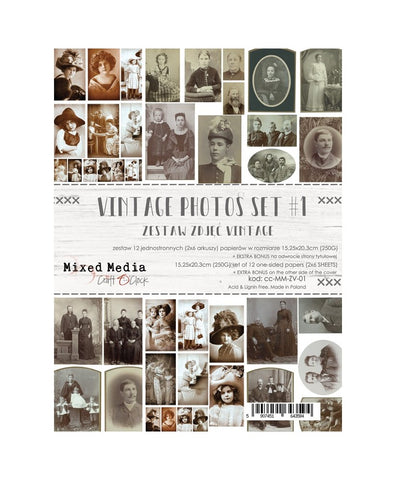 CRAFT O'CLOCK Vintage Photo Set #1