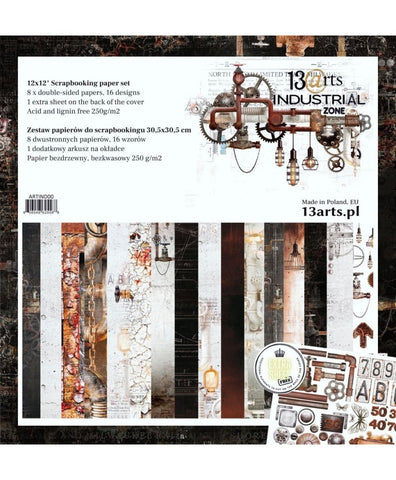 13@rts Industrial Zone | 12x12  Paper Pad