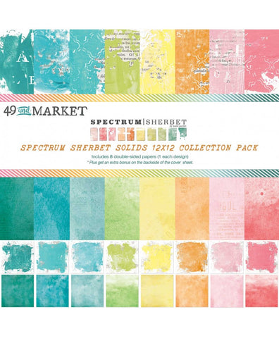 49&MARKET Spectrum Sherbet | Solids | 12x12 Collection Pack