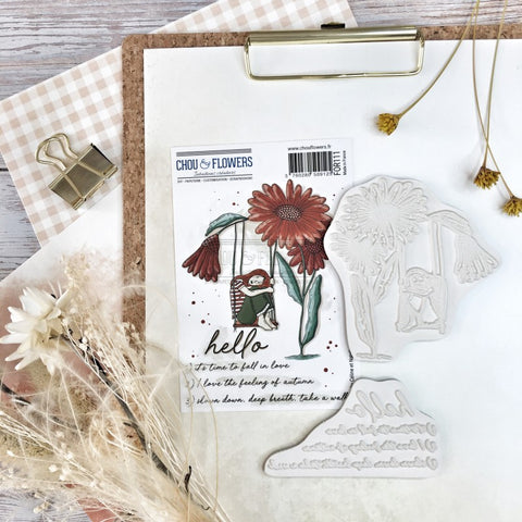 CHOU&FLOWERS Forêt Enchantée | Cling Stamp | FOR111