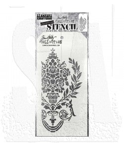 STAMPERS ANONYMOUS Tim Holtz | Layering Stencil | Crest