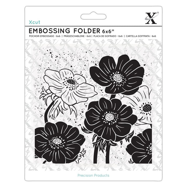 DOCRAFTS - Embossing Folder - 6x6 / Full Bloom Helleborus